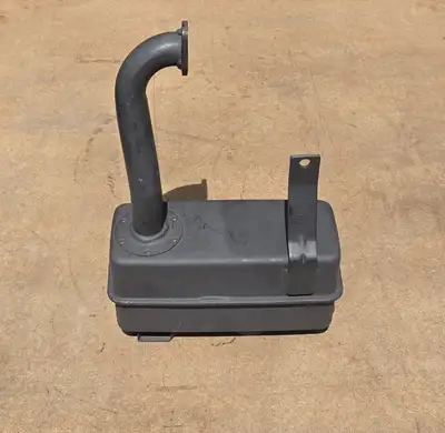 Craftsman Lawn Tractor Muffler PN 137352 in E.U.C. Lightly sanded and painted with High Temperature...