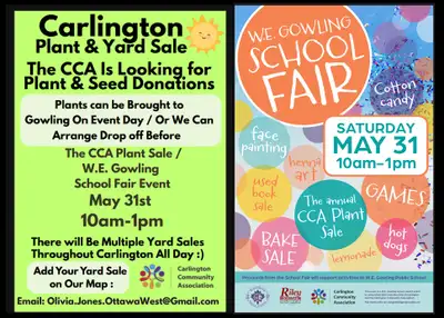 Carlington Plant & Seed Sale - May 31st! Get ready for spring! The annual Carlington Plant & Seed Sa...