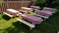 NEW - 6 ft Picnic Tables for Rent / Rental!​