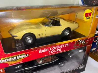 Chevrolet Corvette 1968 Coupe targa diecast 1/18 die cast