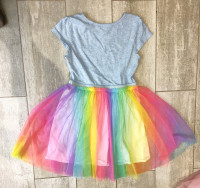 George Tutu Dress 6 Girls Short Sleeve Multicolor Skirt