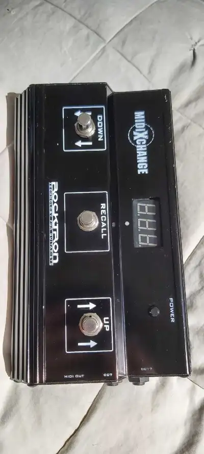 Rocktron MIDI Xchange MIDI controller foot pedalboard , View more