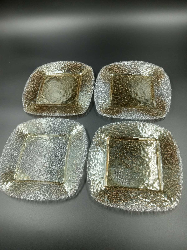 Turkish bubble glass plates (4) in Kitchen & Dining Wares in St. Catharines - Image 2