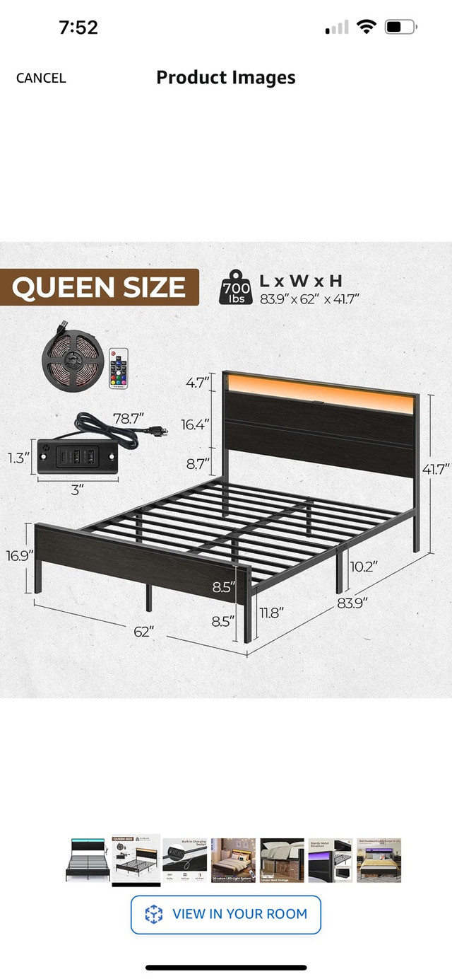 Queen Size Bed & Mattress For sale in Beds & Mattresses in City of Halifax