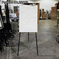 Black Collapsible Tripod Easel Presentation Flip Chart Stand