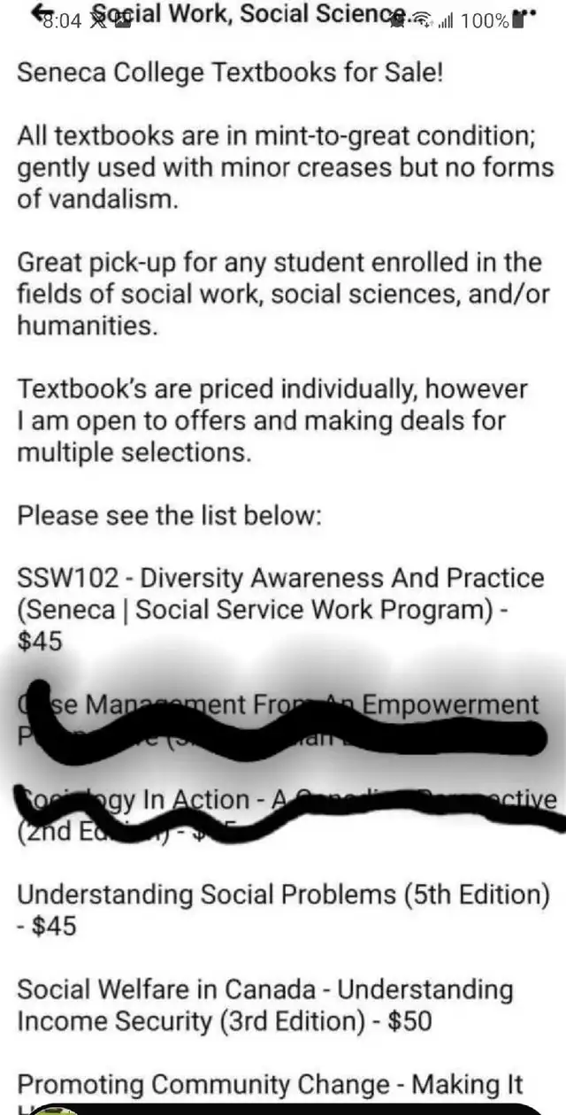 Social Work, Social Science, Humanities College Textbooks. Tutor in Textbooks in Oshawa / Durham Region - Image 7