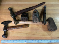 Antique & Vintage Log Marking Stamp Hammers