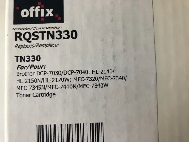 Brand New-2 Toners Cartridge-TN330 For Brother Printers For $40 in Printers, Scanners & Fax in City of Toronto - Image 2