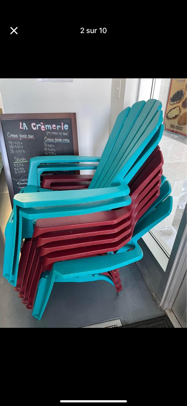 Chaise extérieure dans Mobilier pour terrasse et jardin  à Laval/Rive Nord - Image 2