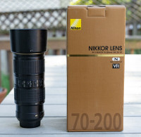 Nikon AF-S 70 200 F4 G ED VR Nano telephoto