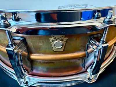 Ludwig Raw Bronze Phonic 5’’ X 14’’ Snare Drum (LB550R), View more