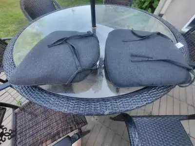 2 Coussins de chaises sièges Extérieur Gris  marque Sunbrella, View more