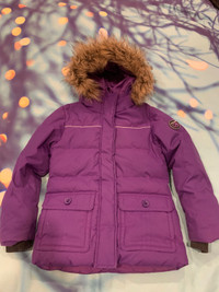 Girls EckoRed Down Winter Jacket - Size Large 