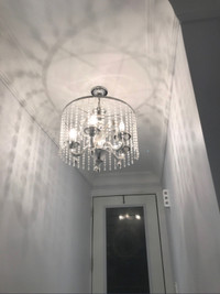 Chandelier light fixture for hallway