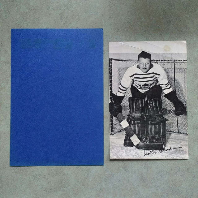 Walter Broda NHL Toronto Maple Leafs Beehive Hockey Photo Card in Arts & Collectibles in Owen Sound - Image 2