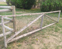 Barn wood gate 