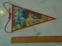 Paris by Night Vintage Pennant