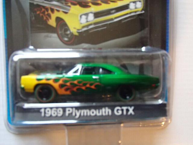1:64 Greenlight Col Corne Midnight Edition 1969 Plymouth GTX gm in Toys & Games in Sarnia - Image 3