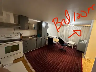 studio 1000$ furnished all included