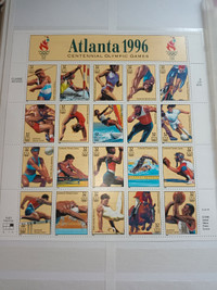 1996 Atlanta Olympics stamp sheet MINT