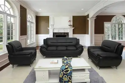 Blowout Sale - 3 piece modern look sofa set * sofa * couch , View more