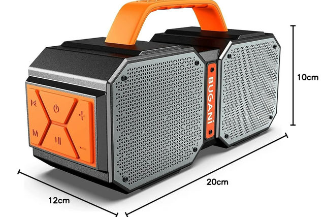 BNIB BUGANI Waterproof Bluetooth Indoor/Outdoor Speaker in General Electronics in Markham / York Region - Image 5