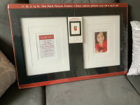 2 pack picture frames (new) with 3 mats each