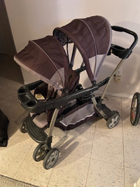 2in1 Double Stroller (Toddler & Baby seat)