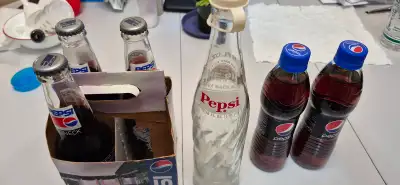 Collectible/Exotic Glass Pepsi Bottles- Lot of 6, View more