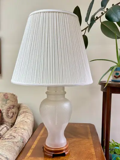 Frosted Glass Table Lamps (2), View more