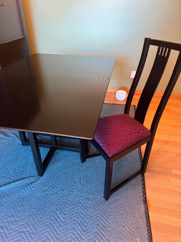IKEA TABLE W/ 6 CHAIRS in Dining Tables & Sets in St. Albert - Image 2