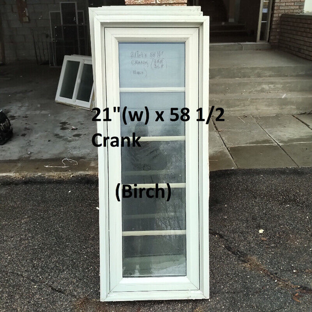 Window - Casement/Crank Vinyl Window, Various Sizes (c) in Home Décor & Accents in Markham / York Region - Image 2