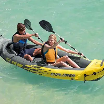 Intex Explorer K2 Inflatable Kayak, 2-Person – Like New, View more