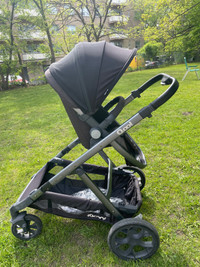 The stroller is in good condition, both for one child and for tw