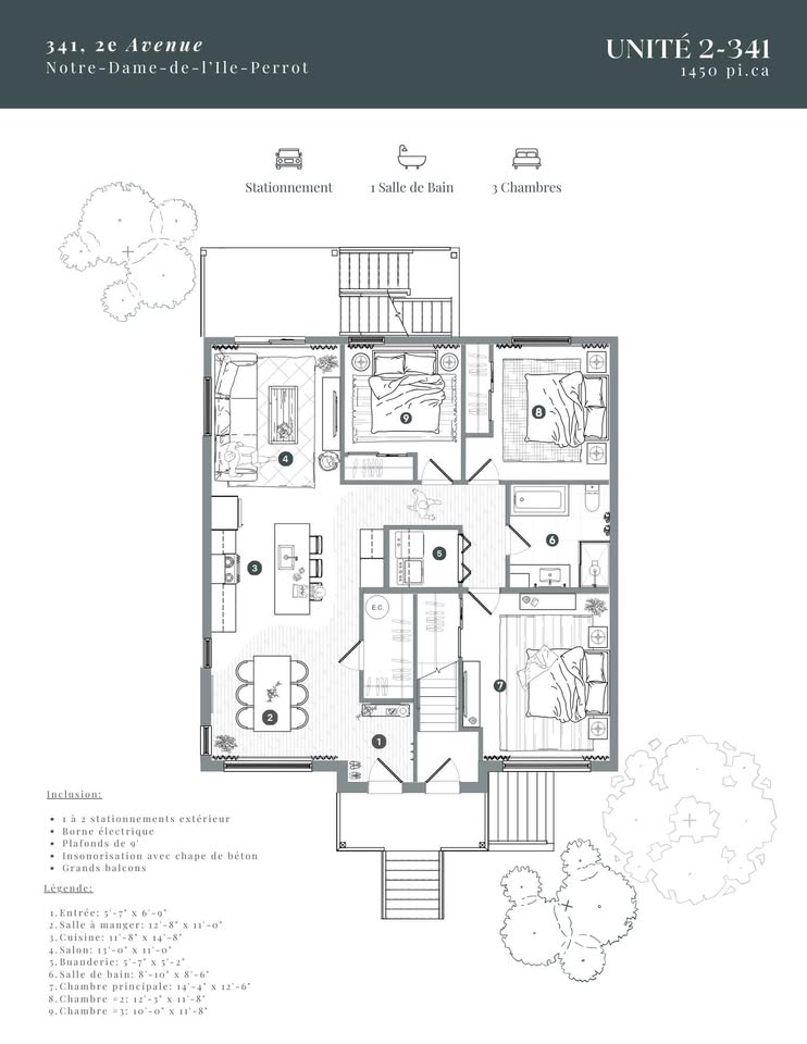 3 Bedroom, 1 Bath apartment — photo 1