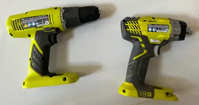 Ryobi drill/driver and impact driver, View more