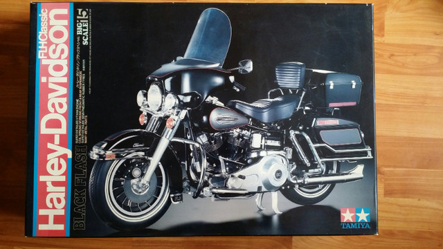 New Boxed Tamiya 1/6 Scale Harley Davidson FLH Black Flash Kit in Arts & Collectibles in Oshawa / Durham Region