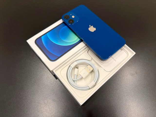 Apple iPhone 12 mini 128GB Blue - UNLOCKED - READY TO GO! in Cell Phones in Calgary