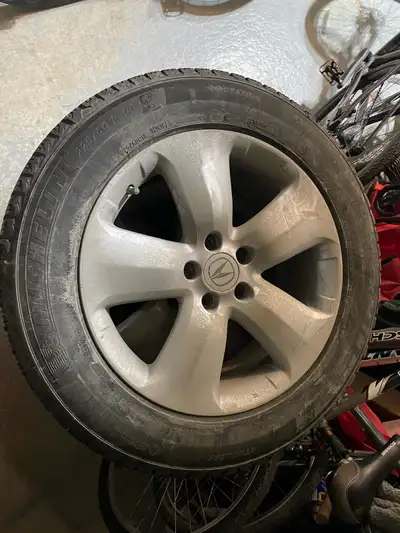 OEM Acura rims! Michelin winter tires with rims! Used 2 seasons only. Lots of tread and life left. 2...