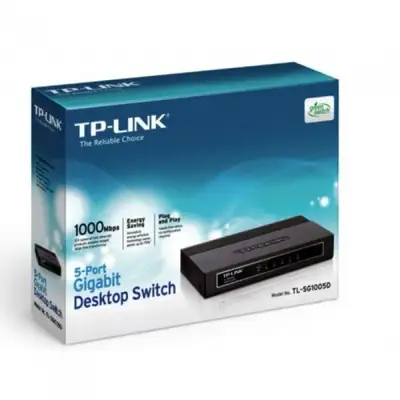 TP-Link 5-Port Gigabit desktop switch TL-SG1005D - new, View more