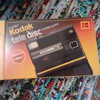 Kodak Tele Disc Camera Vintage film Included 1980's Brand New