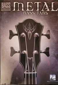 Metal Bass Tabs Tabulature book