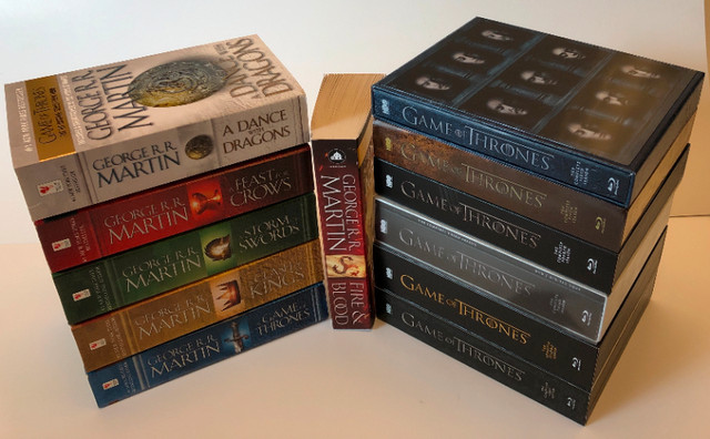 Game of Thrones - Books and Blu-Ray discs (lot) in Fiction in Mississauga / Peel Region