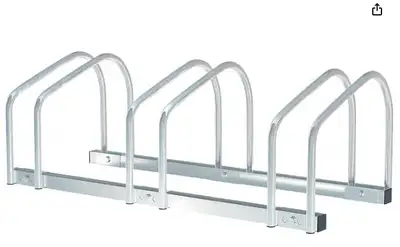 HOMCOM 4-Bike Bicycle Floor Parking Rack, View more