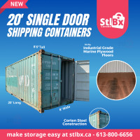 Used 20ft Standard Height Containers - For Sale in Ottawa!!