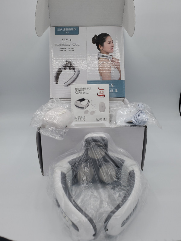 Three Head Massage Instrument Neck Massager White T300 brand new dans Autre  à Ouest de l’Île - Image 3