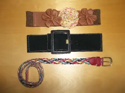 LADIES BELTS - SIZE SMALL (EXCELLENT CONDITION!), View more