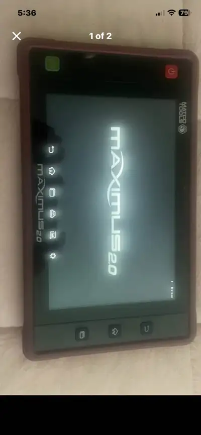 Works good comes with original box and wireless obd2. Have no use for it . Bought it in a lot. 61322...