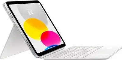 Original Apple Magic Keyboard Folio for iPad 10.9-inch in clean silver finish. Types smoothly, feels...