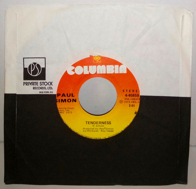 Paul Simon # 4-45859 Columbia 7" 45 RPM 1973 VG Canada Kodachrom dans CD, DVD et Blu-ray  à Ville de Montréal - Image 4
